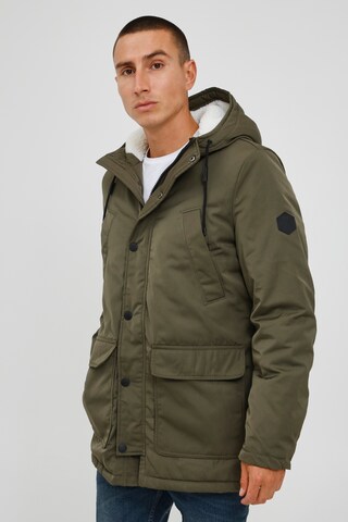 INDICODE JEANS Winter Parka 'Eckbert' in Green: front