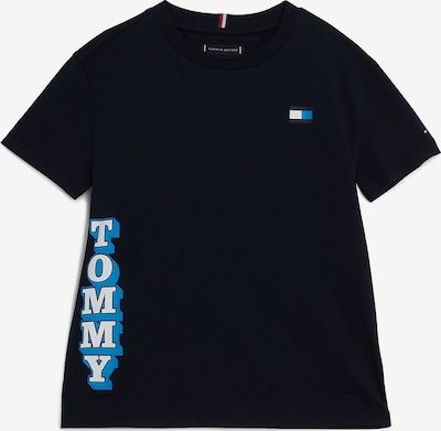 TOMMY HILFIGER T-Shirt 'Scanton' en bleu nuit / bleu ciel / blanc, Vue avec produit
