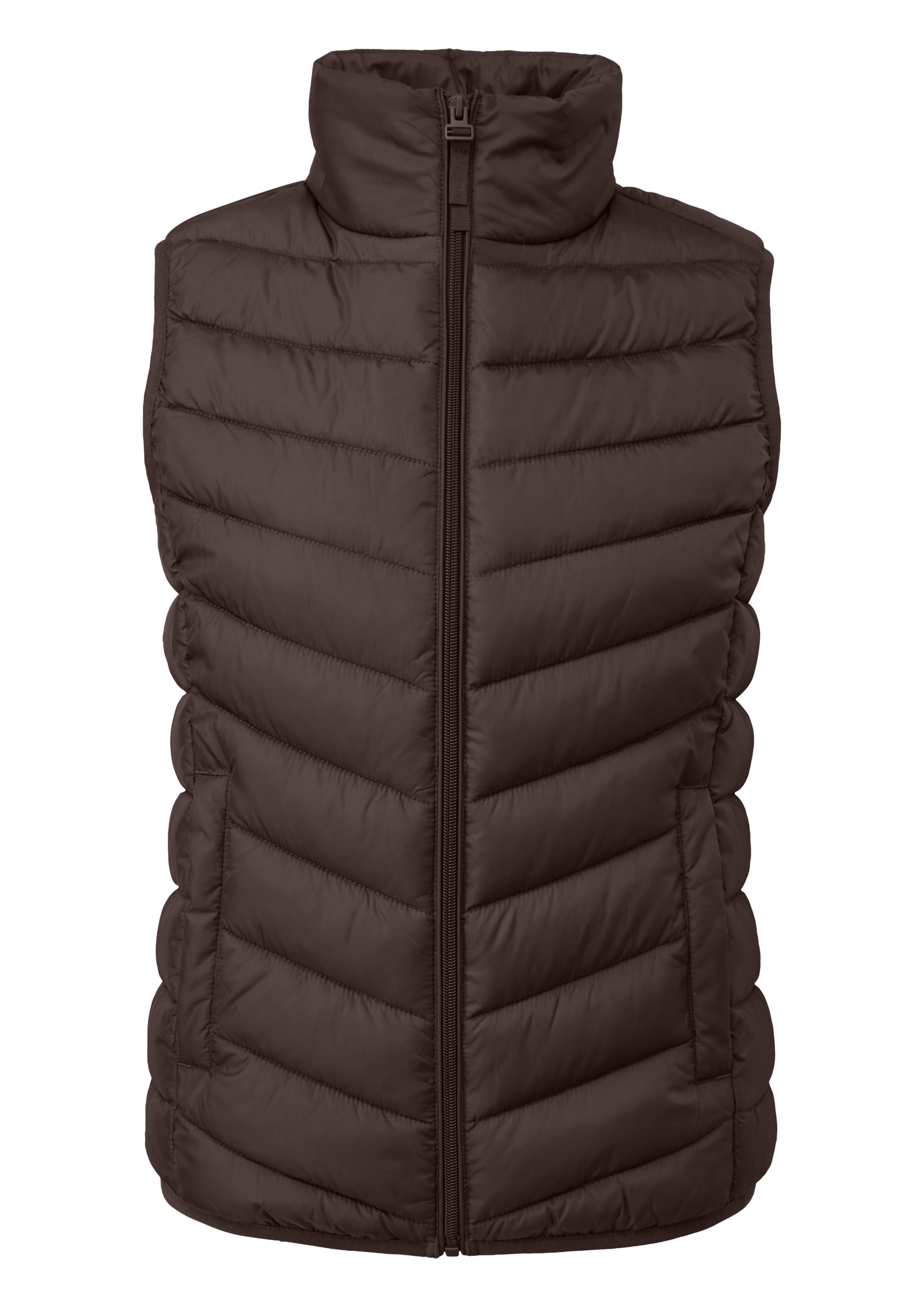 QS Vest in Brown: front