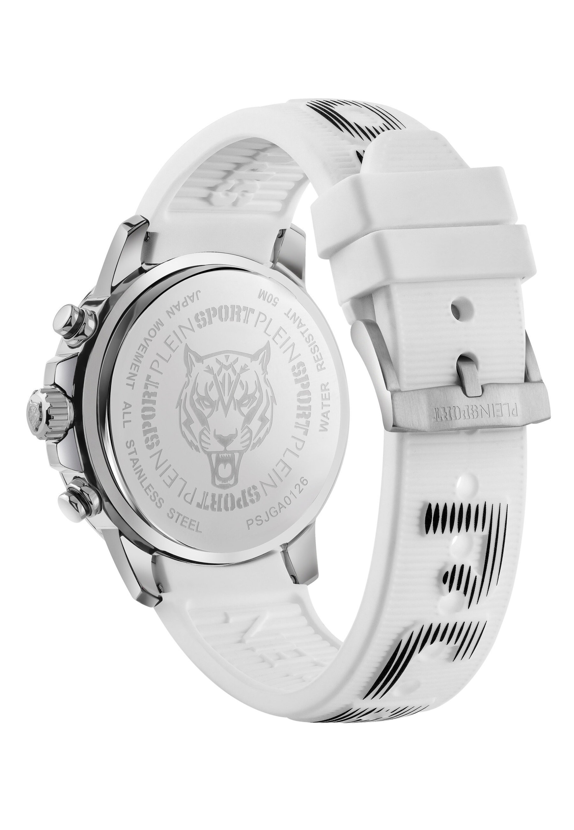 Montre de sport 'Chronorace' Plein Sport en blanc