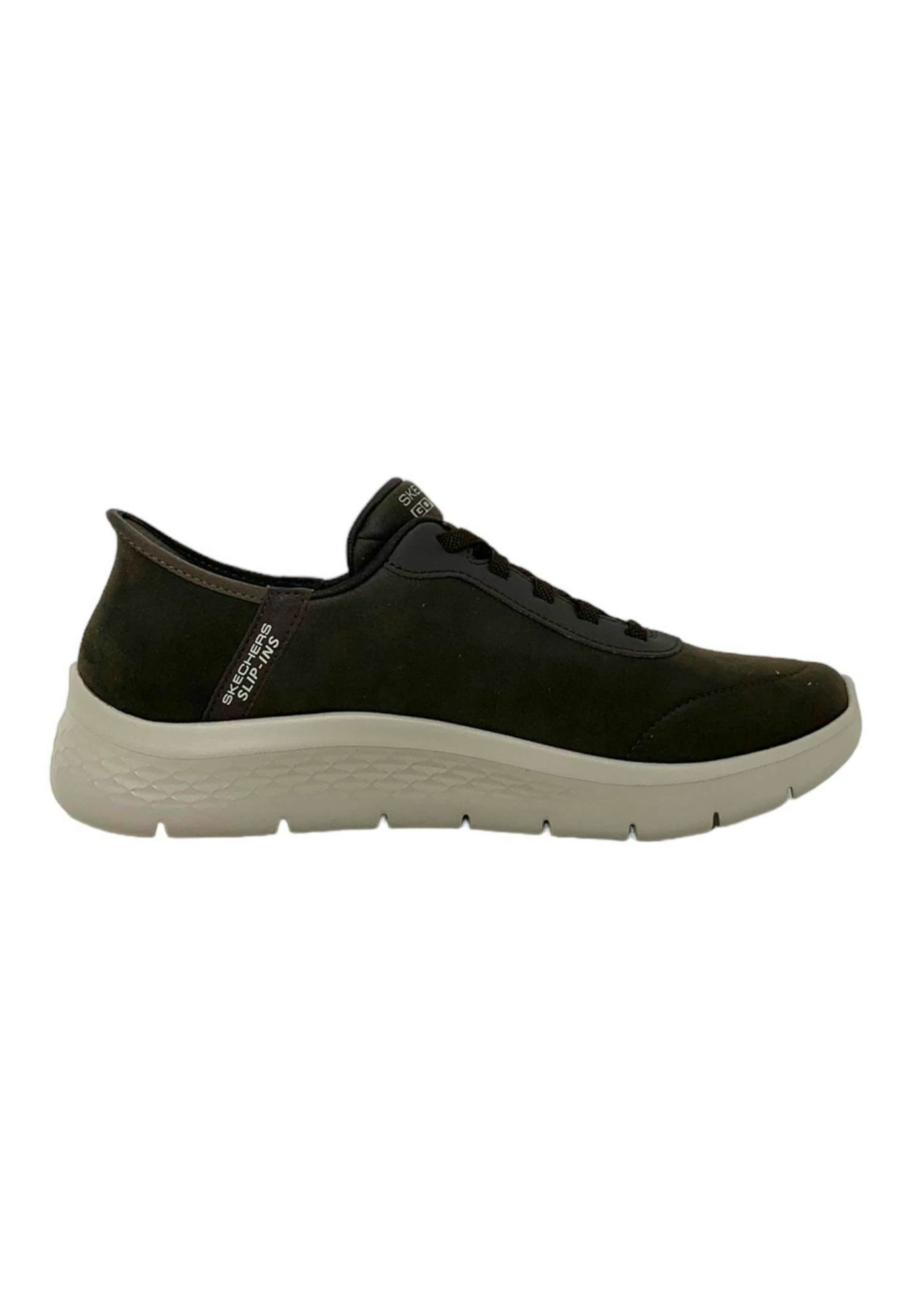 SKECHERS Matalavartiset tennarit 'GO WALK FLEX - SMOOTH MOTION' värissä ruskea