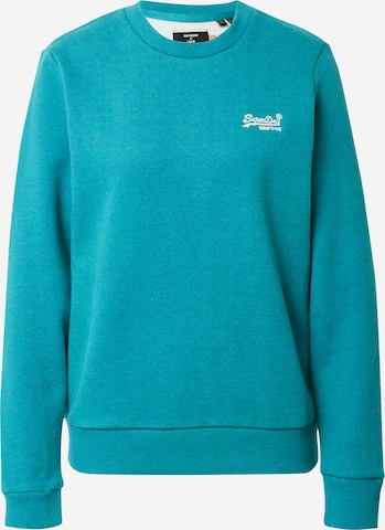 Superdry Sweatshirt i grön: framsida