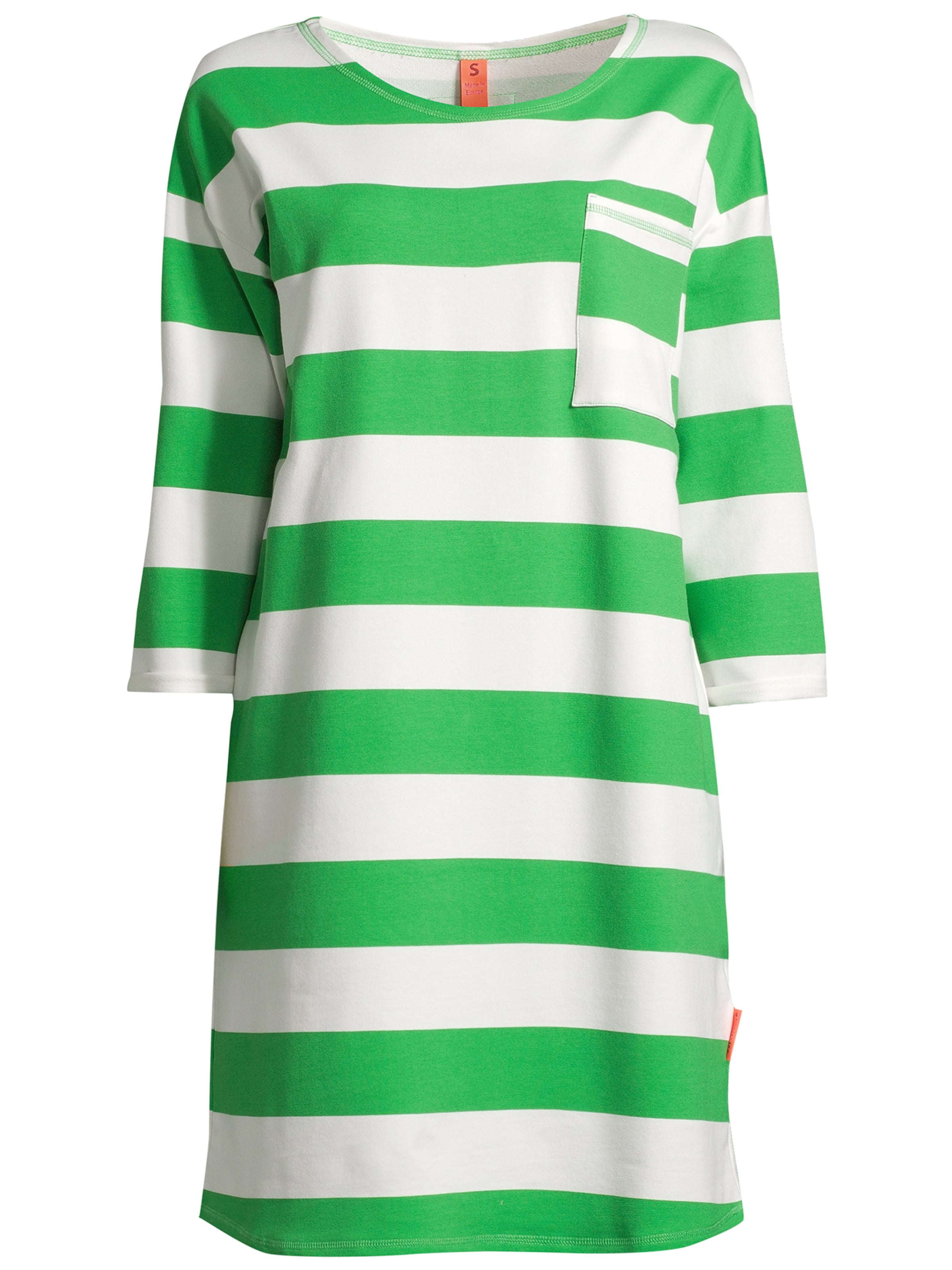 salzhaut Jurk 'Padderwatsch' in Groen: voorkant