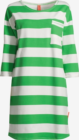 salzhaut Jurk 'Padderwatsch' in Groen: voorkant