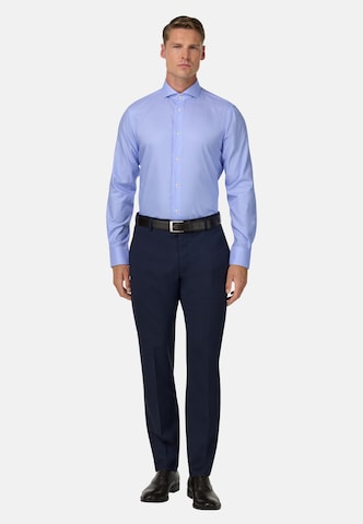 Boggi Milano Slim Fit Hemd in Blau