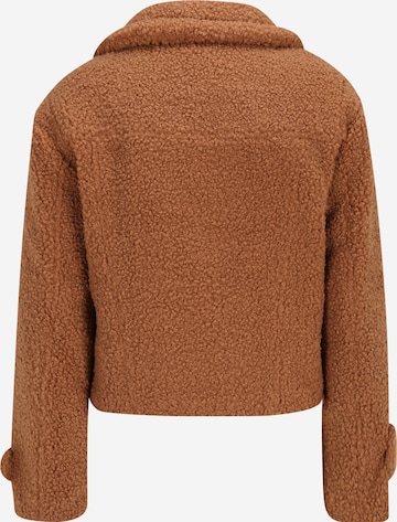 River Island Petite Tussenjas 'BORG' in Bruin