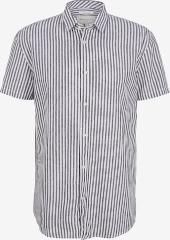 TOM TAILOR DENIM Button Up Shirt in Blue: front