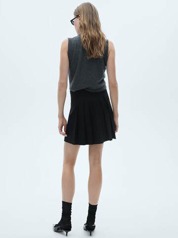 Jupe 'GRUNGE' MANGO en noir