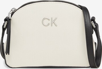 Calvin Klein Schoudertas in Beige: voorkant