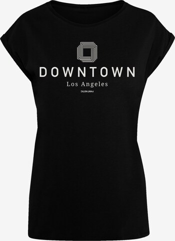 F4NT4STIC T-Shirt 'Downtown LA' in Schwarz: predná strana