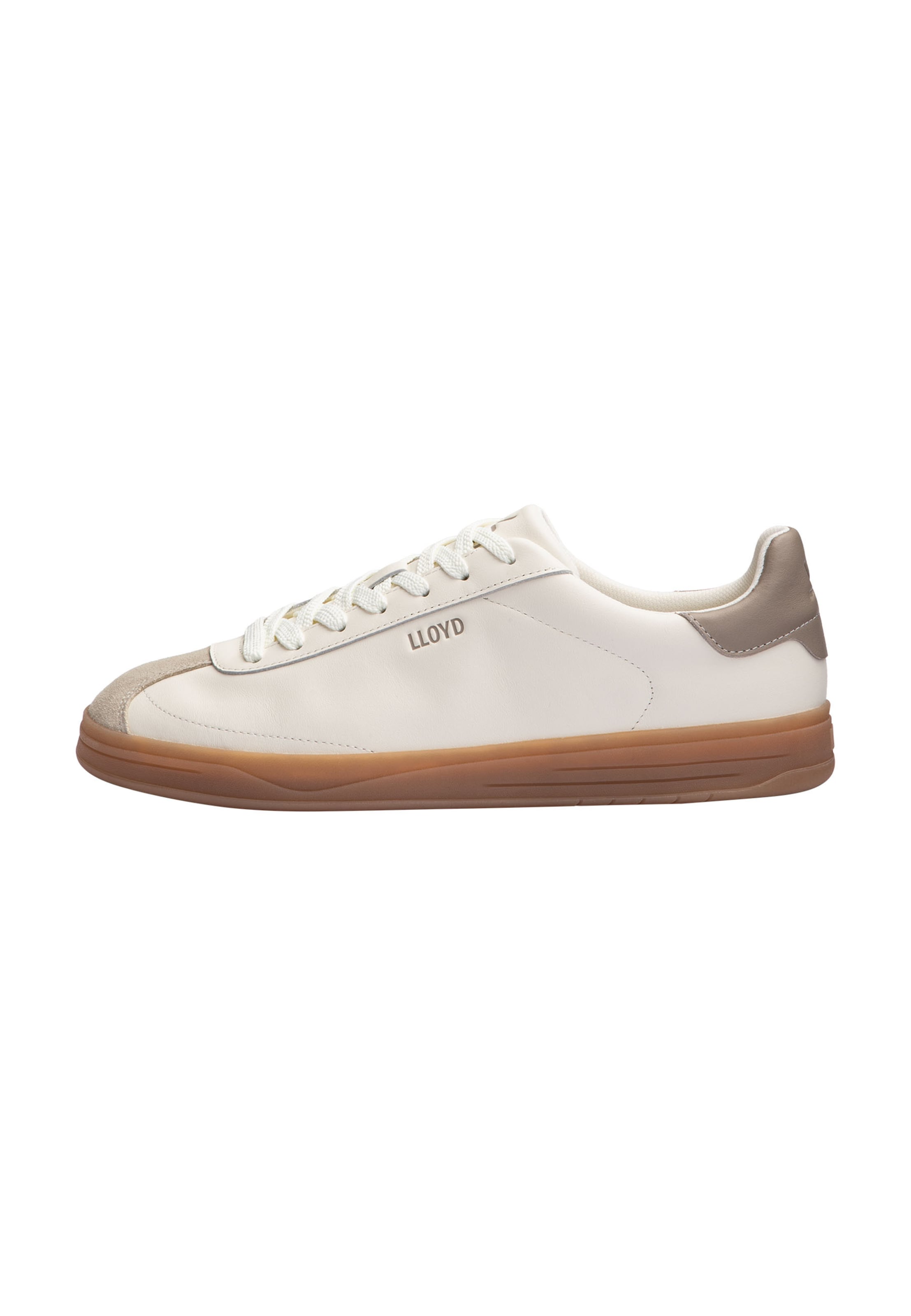 Baskets basses LLOYD en blanc : devant