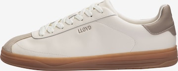 Baskets basses LLOYD en blanc : devant