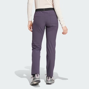 ADIDAS TERREX Regular Workout Pants 'Lieflex' in Purple