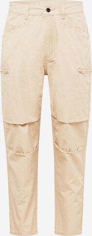 DENHAM Tapered Trousers 'HUNT' in Beige: front