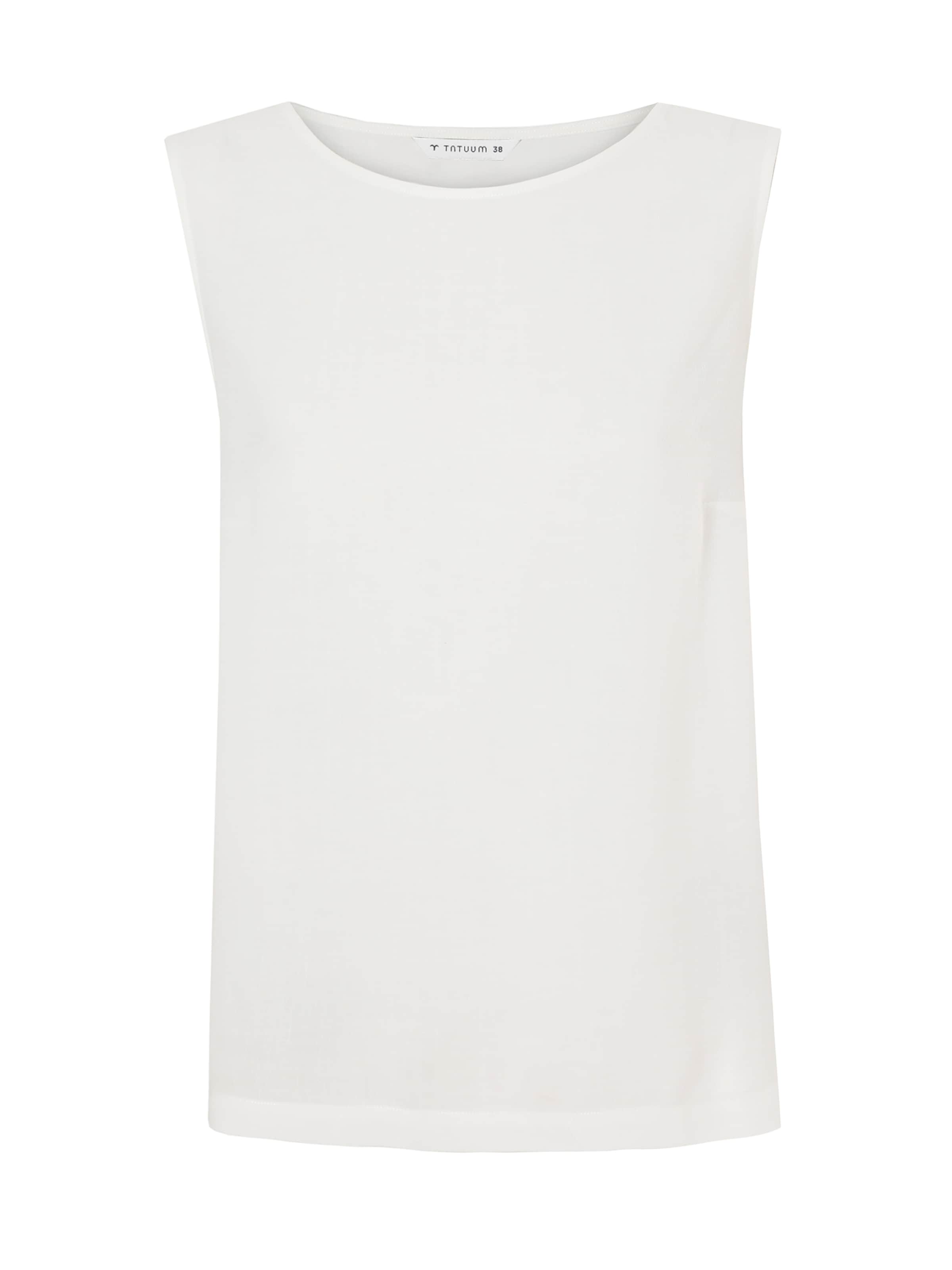 TATUUM Pluus 'Asanti', värv valge: eest vaates