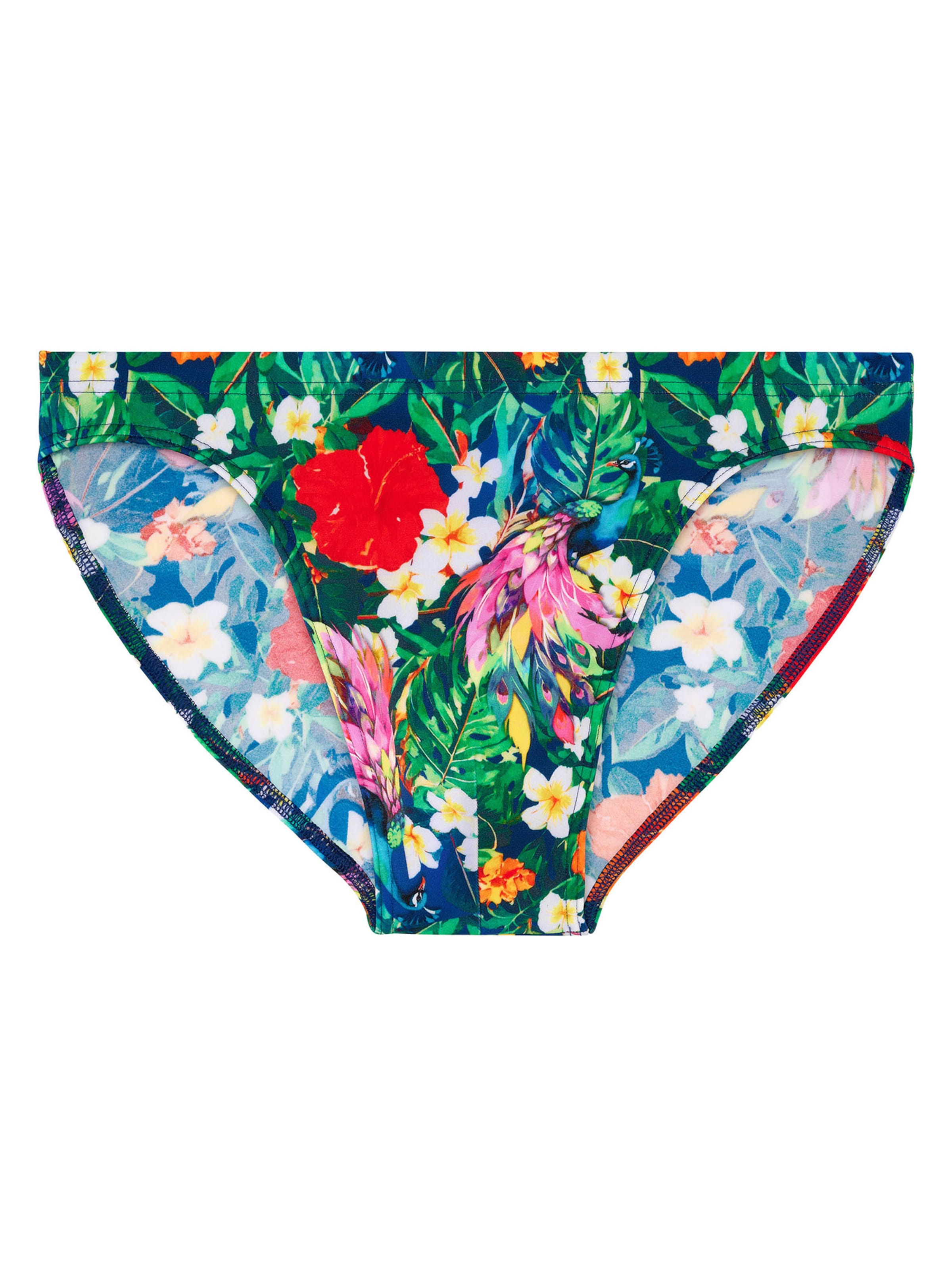 HOM Swim Trunks ' Swim Micro Briefs Peacock ' in Green / Mixed colors, Item view