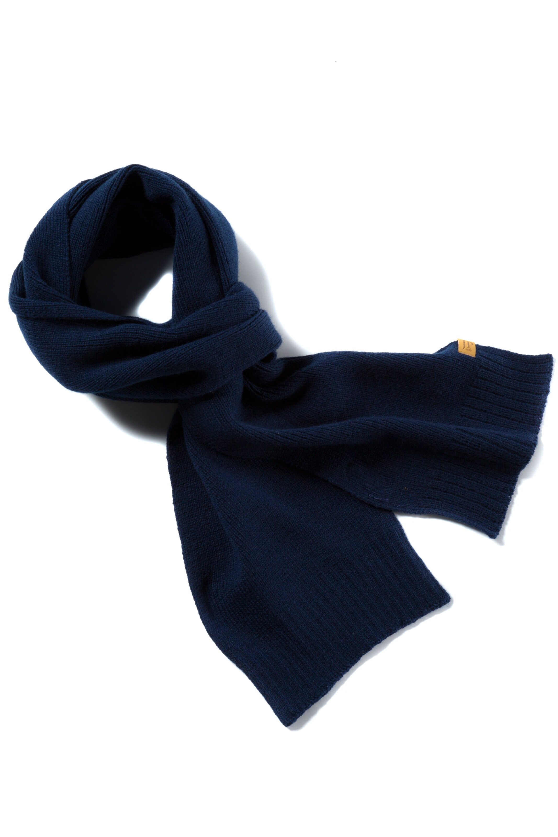 JP1880 Strickschal in Blau: Vorderseite