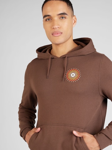 Hurley Sport sweatshirt 'SAW SUN' i brun