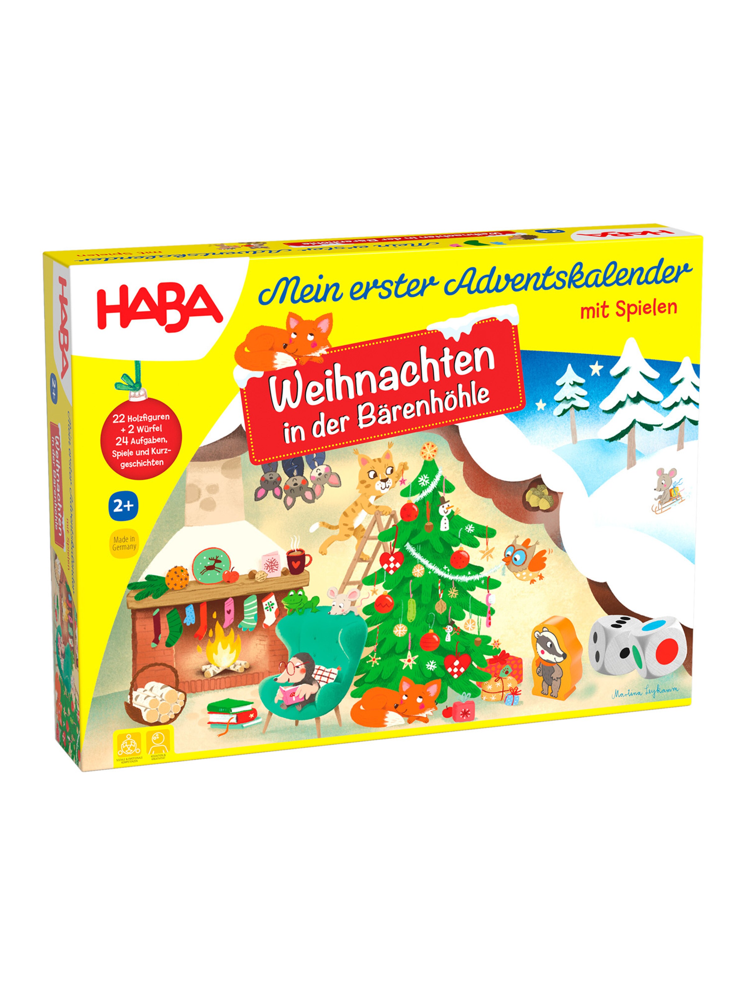 HABA Advent calendar ' Themenwelten ' in Mixed colors: front