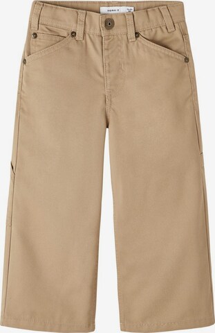 Regular Pantalon NAME IT en beige : devant