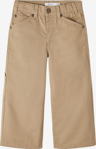 Regular Pantalon NAME IT en beige : devant
