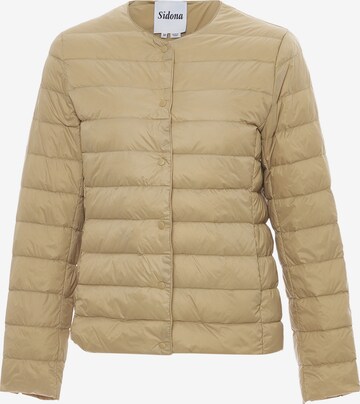 Sidona Between-Season Jacket in Beige: front