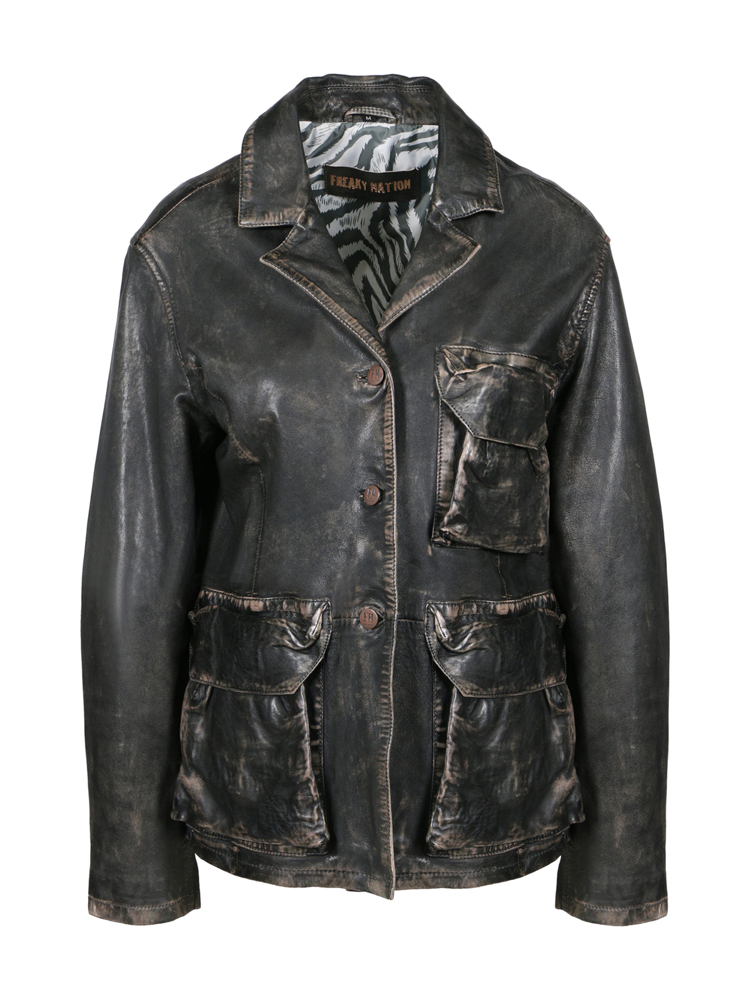 juoda FREAKY NATION Švarkas: priekis