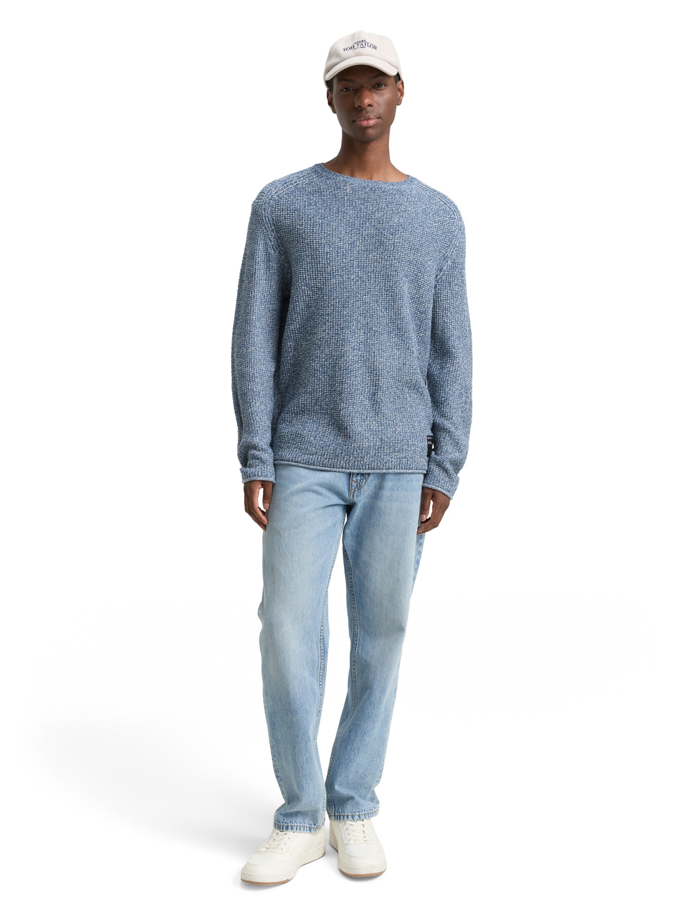 TOM TAILOR DENIM Pullover in Blau