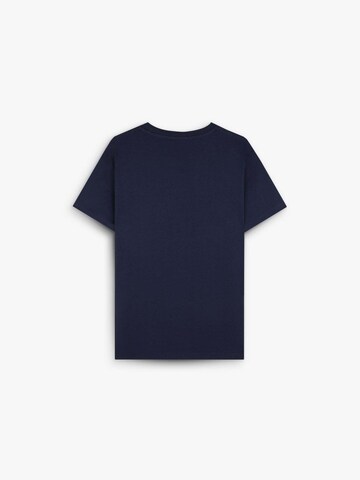 Scalpers T-Shirt 'New Skull' in Blau