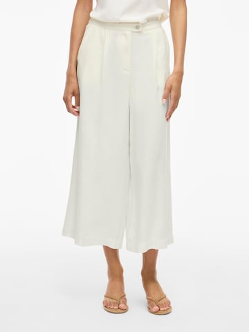 Wide Leg Pantalon à pince 'VIMarlee' VILA en blanc : devant