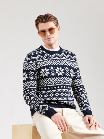 Lindbergh Sweater in Blue: front