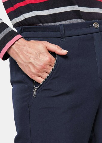 Goldner Regular Broek 'CARLA' in Blauw