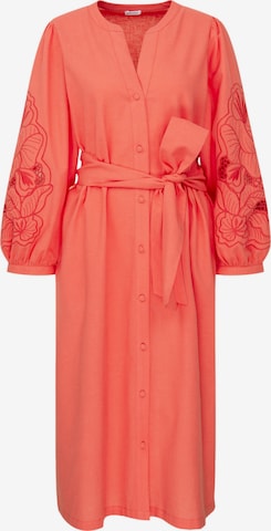 Robe 'Schwarze Rose' SEIDENSTICKER en orange : devant