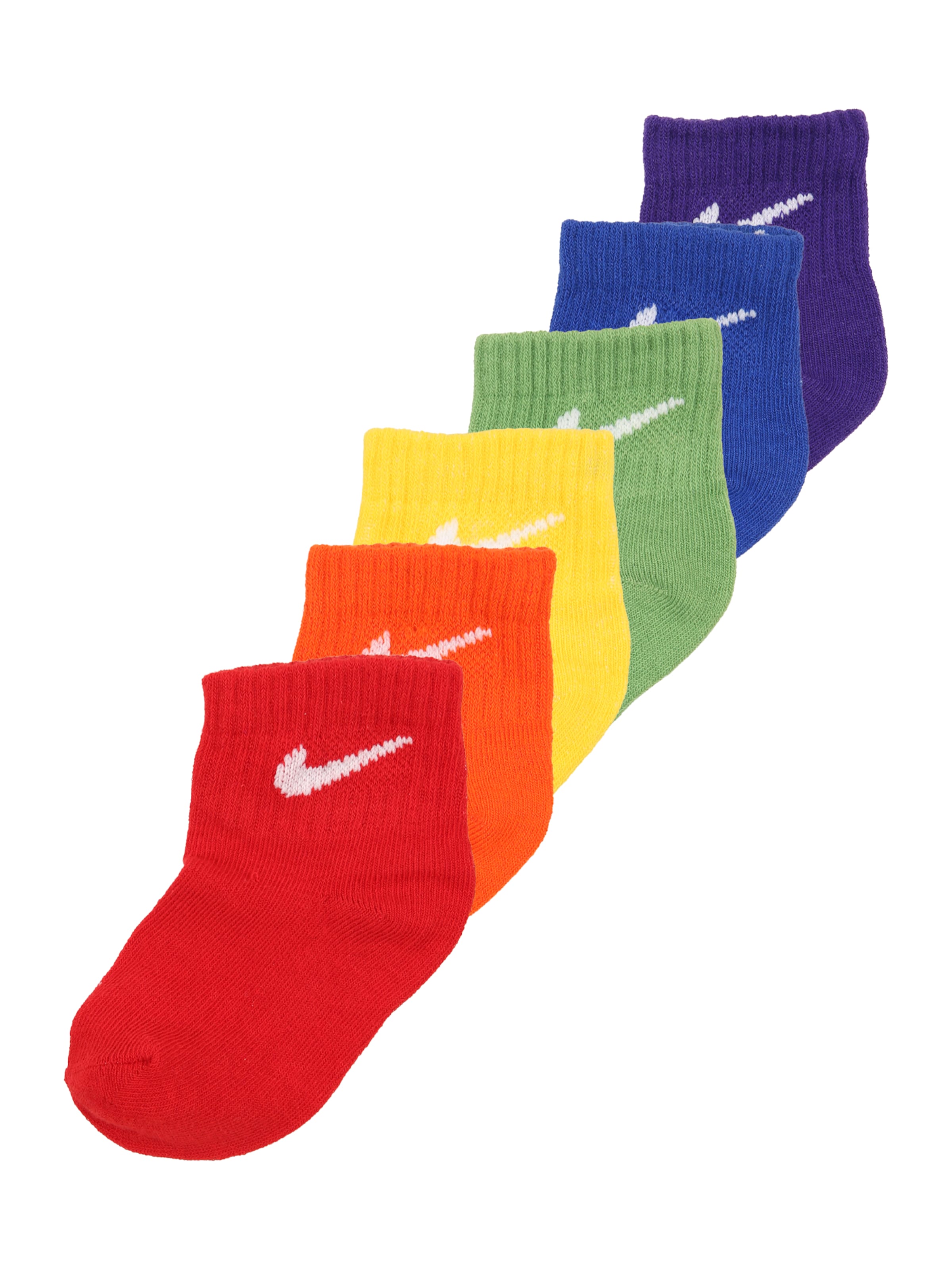 Nike SportswearČarape 'SWOOSH' - miks boja boja: prednji dio