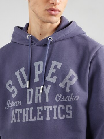 Felpa 'Athletic Essentials' di Superdry in lilla