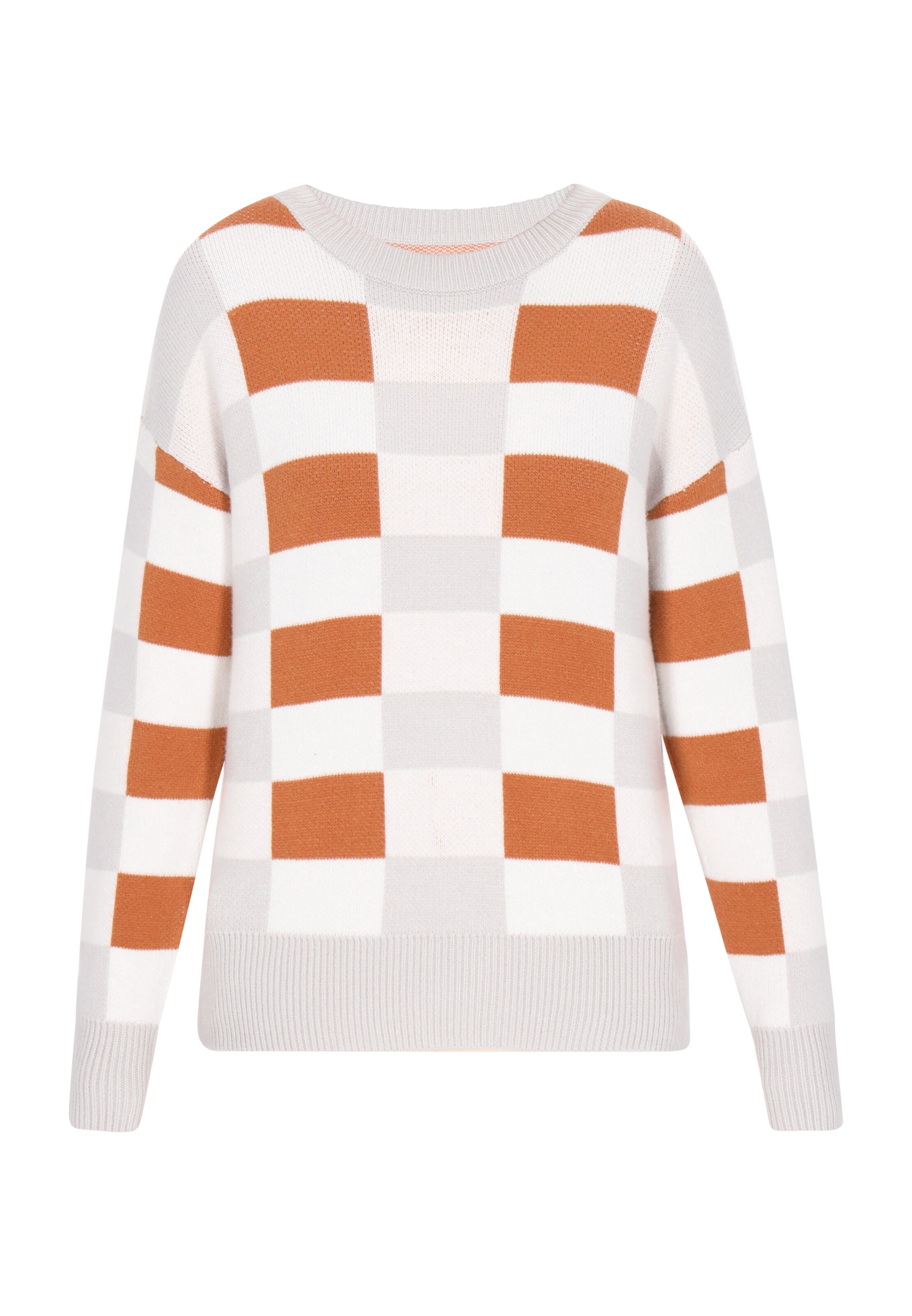 MYMO Pullover 'Back To School' in Grau: Vorderseite