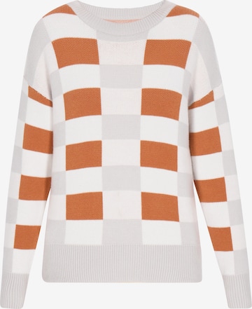 swirly - Jersey 'Back To School' en gris: frente