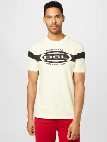 DIESEL Shirt 'JUST' in Yellow: front