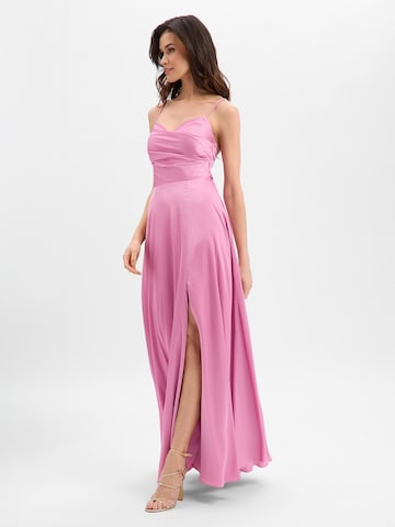 Marie Lund Evening dress in Pink: front