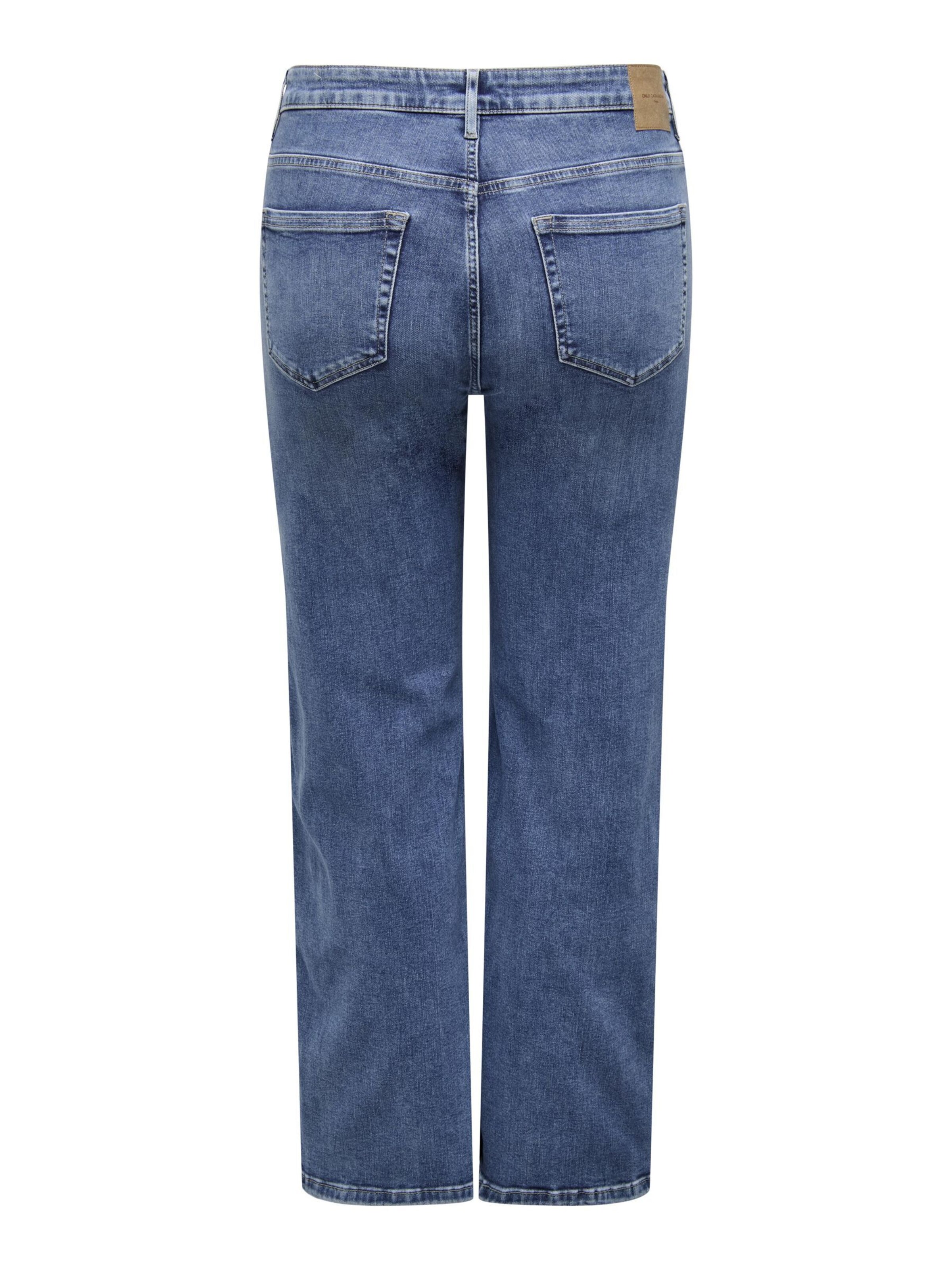 ONLY Carmakoma Wide leg Jeans 'CARRadison' in Blauw