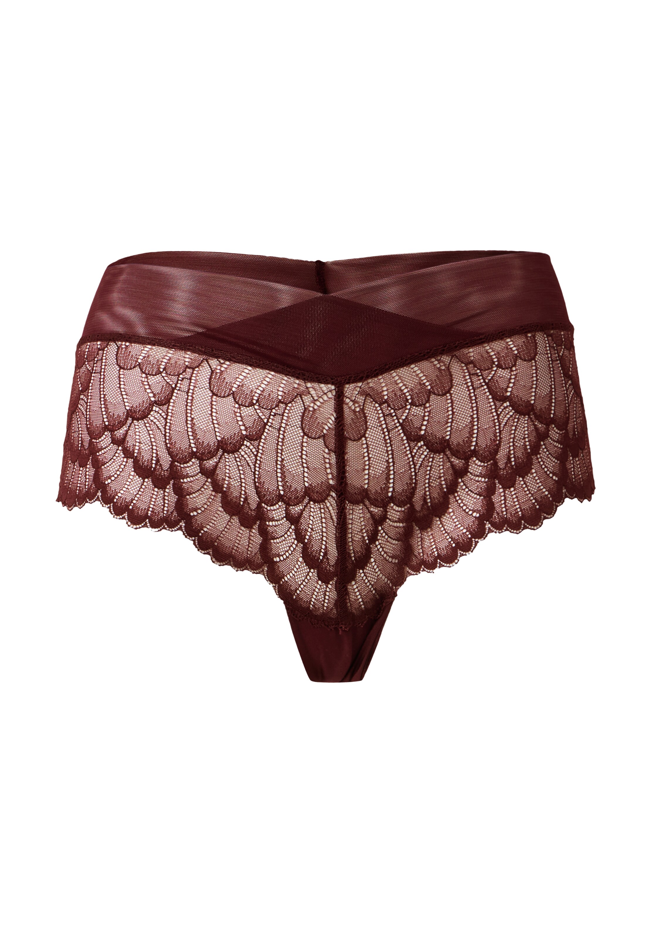 TRIUMPH Culotte 'Love In Lace' en S en rouge rouille, Vue avec produit