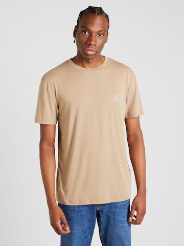 T-Shirt fonctionnel 'COASTAL RUN' QUIKSILVER en beige : devant