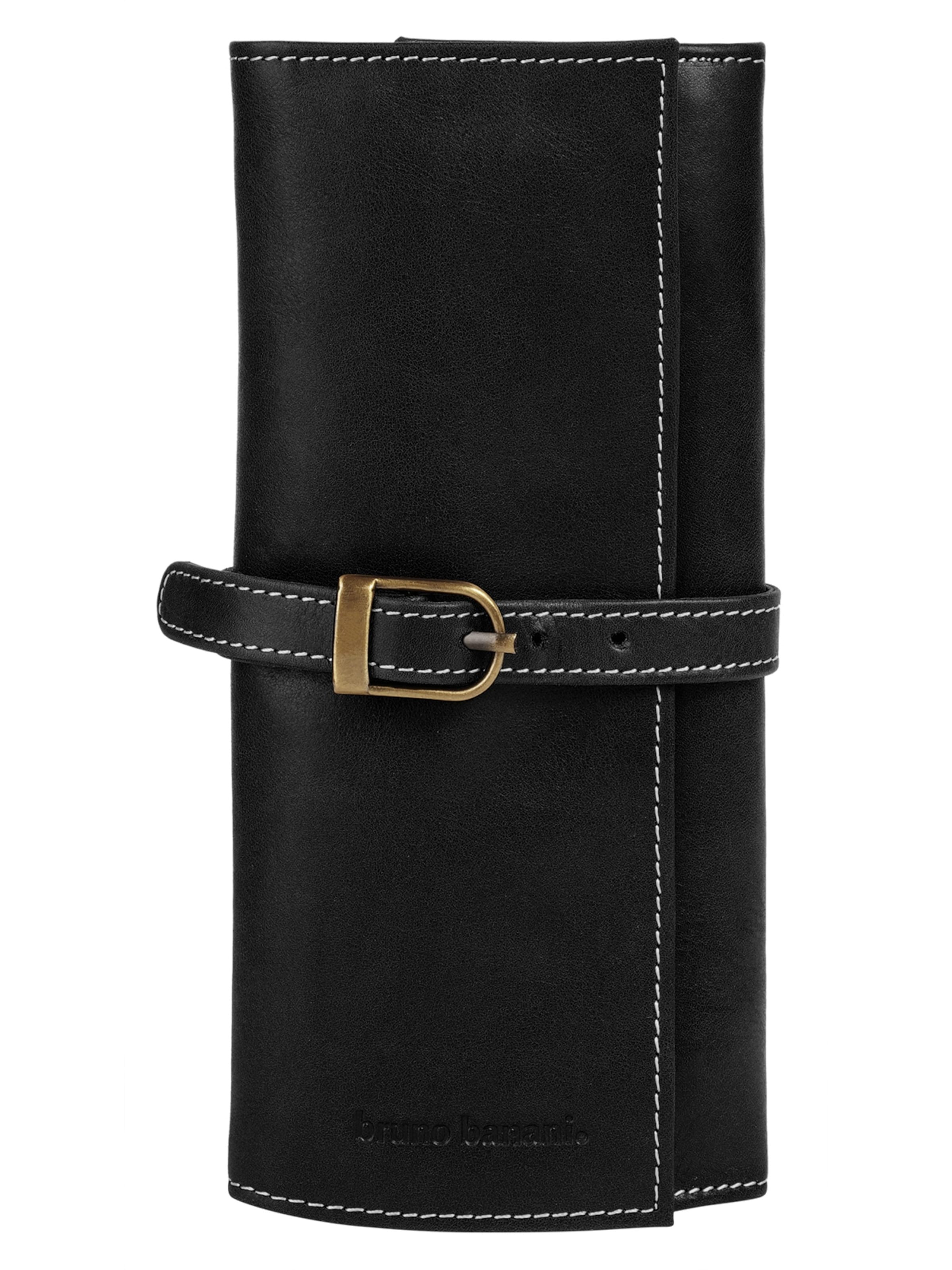 Boîte à bijoux 'Schmuckrolle' Bruno Banani en noir : devant