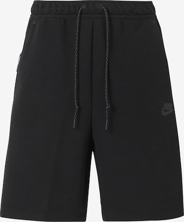 Pantalon 'TECH FLC' Nike Sportswear en noir : devant
