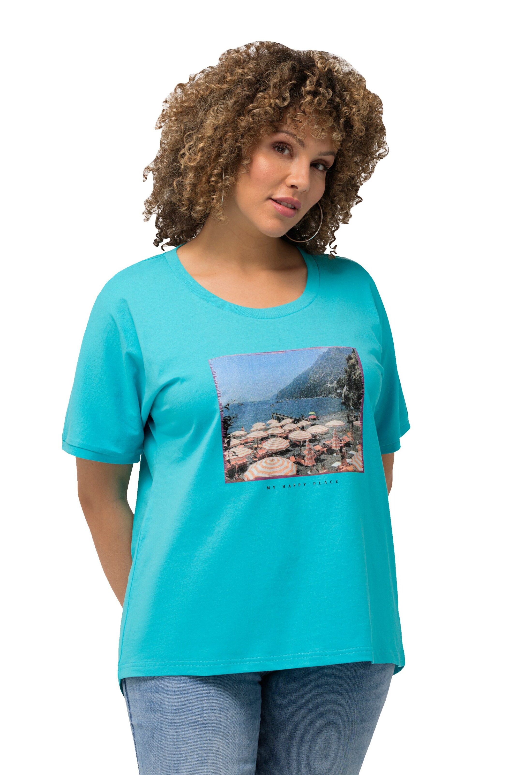Ulla Popken Shirt in Blue: front