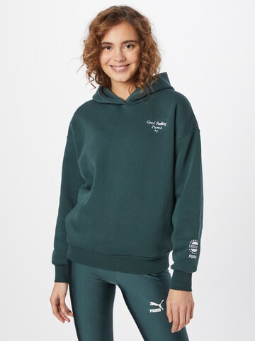 PUMA Sweatshirt in Grün: predná strana