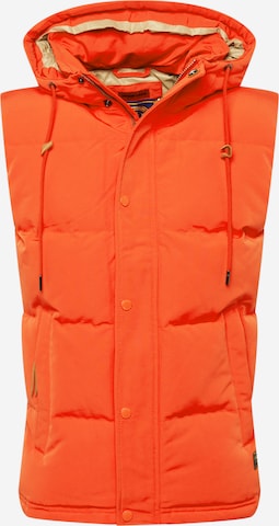 Superdry Weste 'Everest' in Orange: predná strana