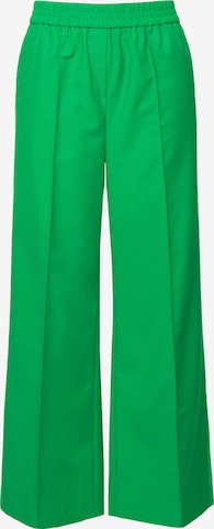 Studio Untold Trousers with creases in Green: front