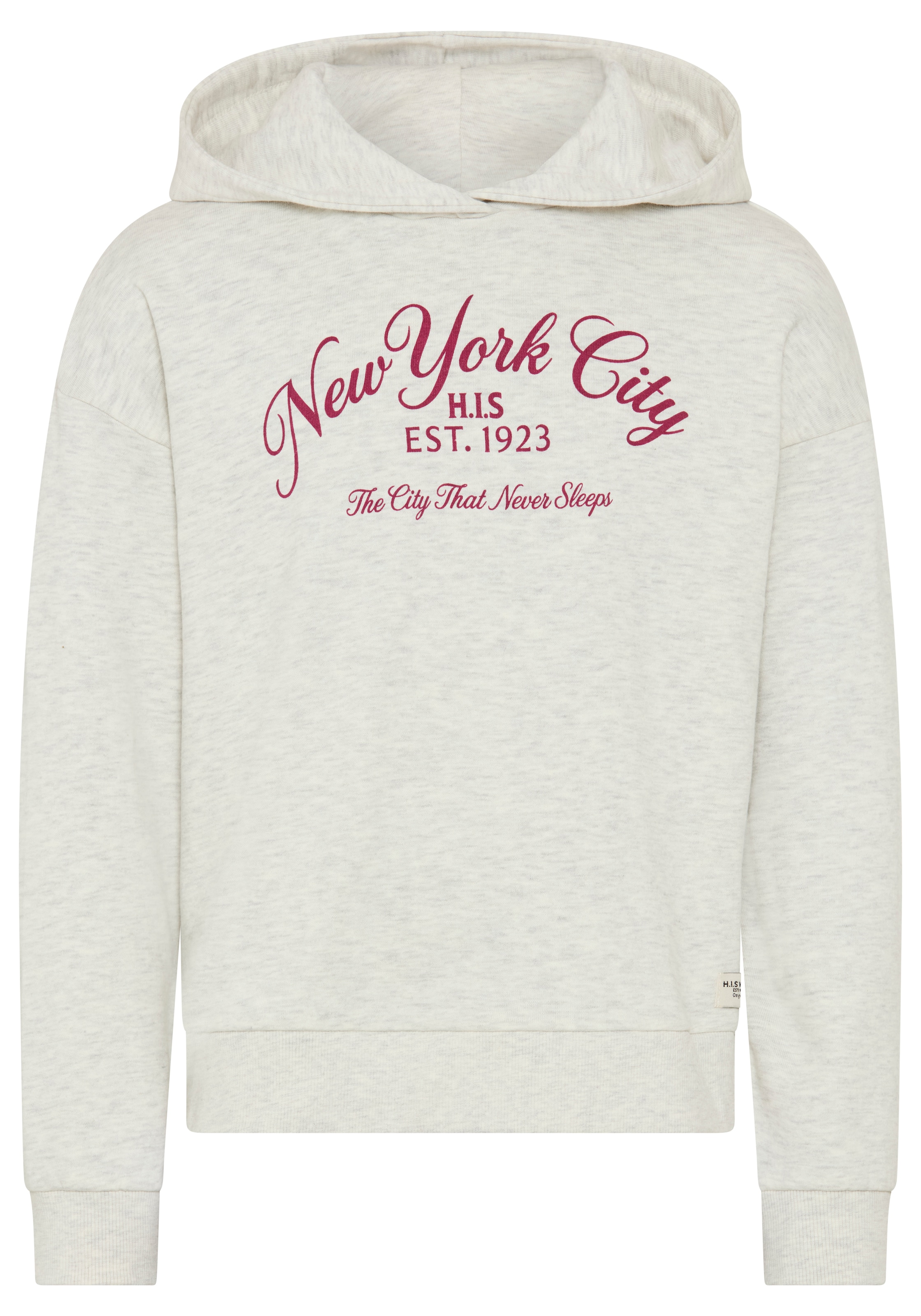 H.I.S EM Sweatshirt in 128-134 in mottled beige / Red, Item view