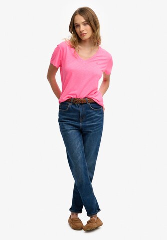 Superdry T-Shirt 'Studios' in Pink